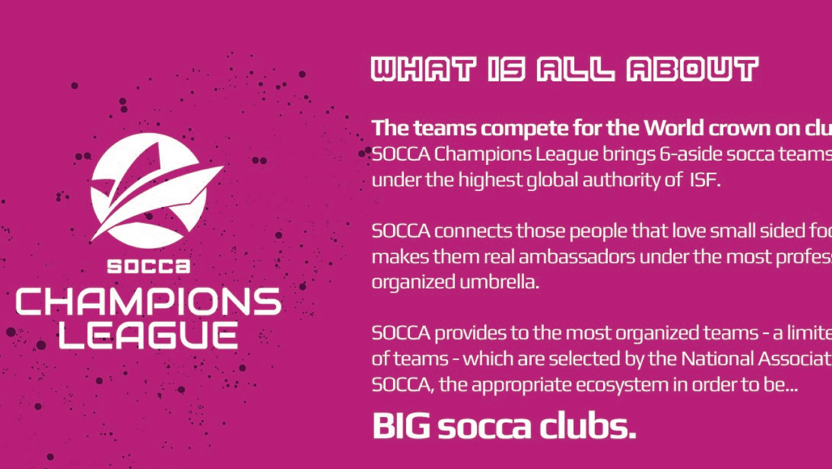 Η ΝΕΑ ΠΡΟΚΗΡΥΞΗ της RIVER SOCCA CHAMPIONSHIP 6X6